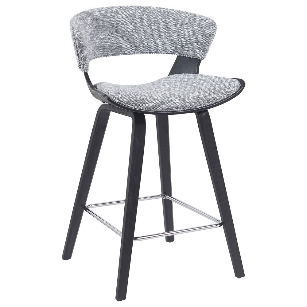Armen Living Jagger Counter Height Stool in Black, , large