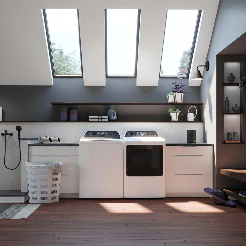 GE Profile 5.4 Cu. Ft. Top Load Washer with Impeller in White, , large