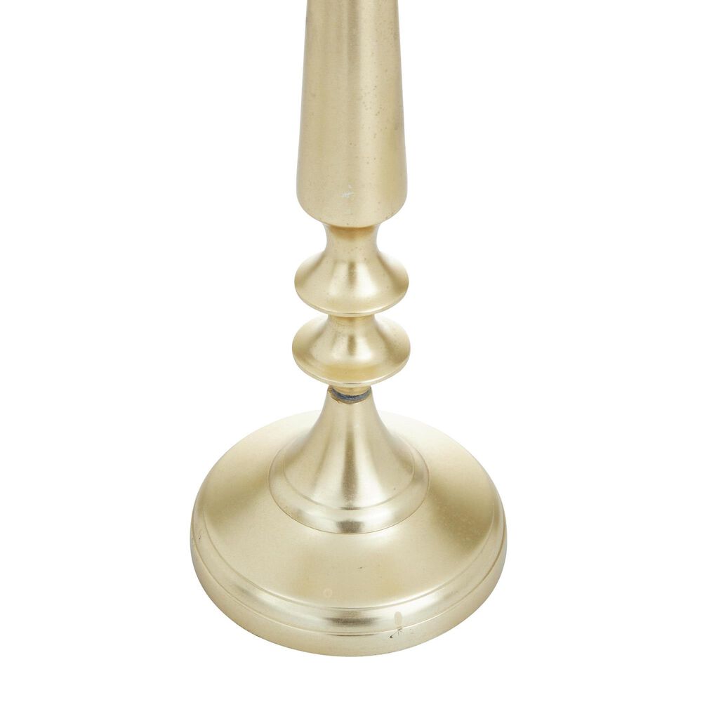 Maple and Jade Tapered 5-Plate Candelabra in Polished Gold, , large