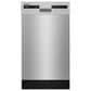Whirlpool 18" Built-In Small-Space Compact Dishwasher in Stainless Steel and Black, , large