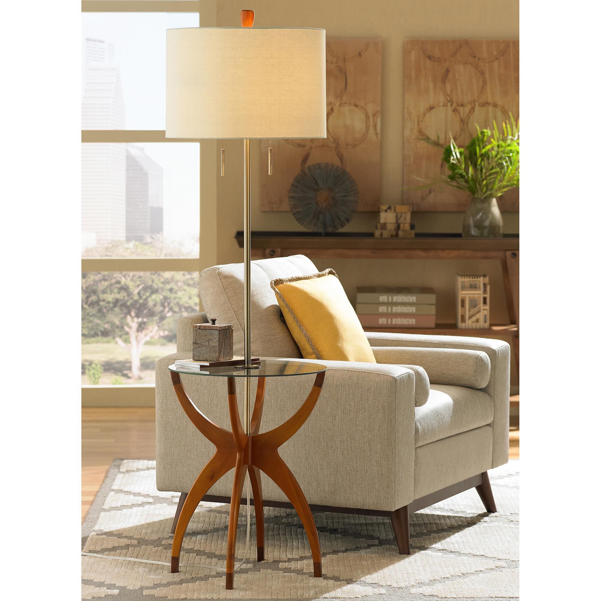 Pacific Coast Lighting Vanguard Floor Lamp with Tray Table in
