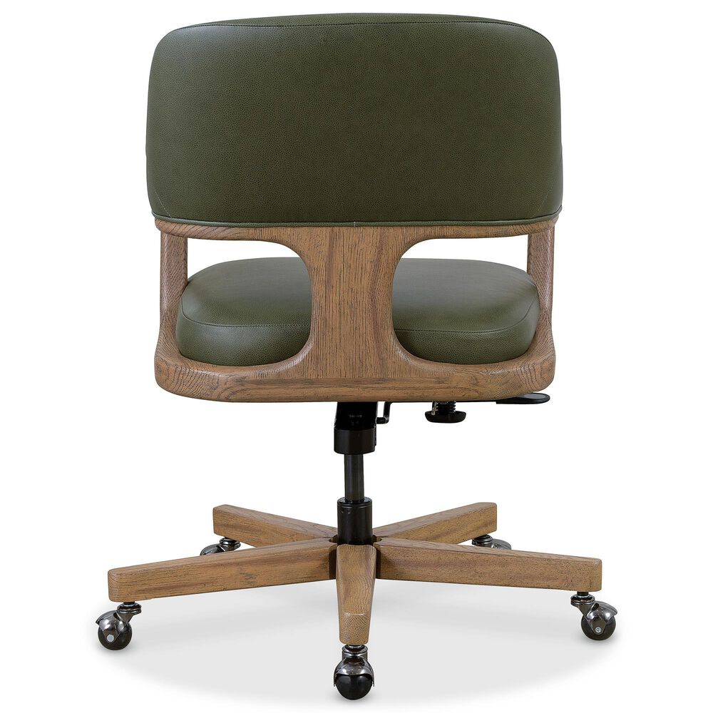 Hooker Furniture Briar Executive Swivel Tilt Chair in Light Transparent, , large