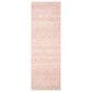 Safavieh Micro-Loop Southwestern 2"3" x 7" Pink and Ivory Runner, , large
