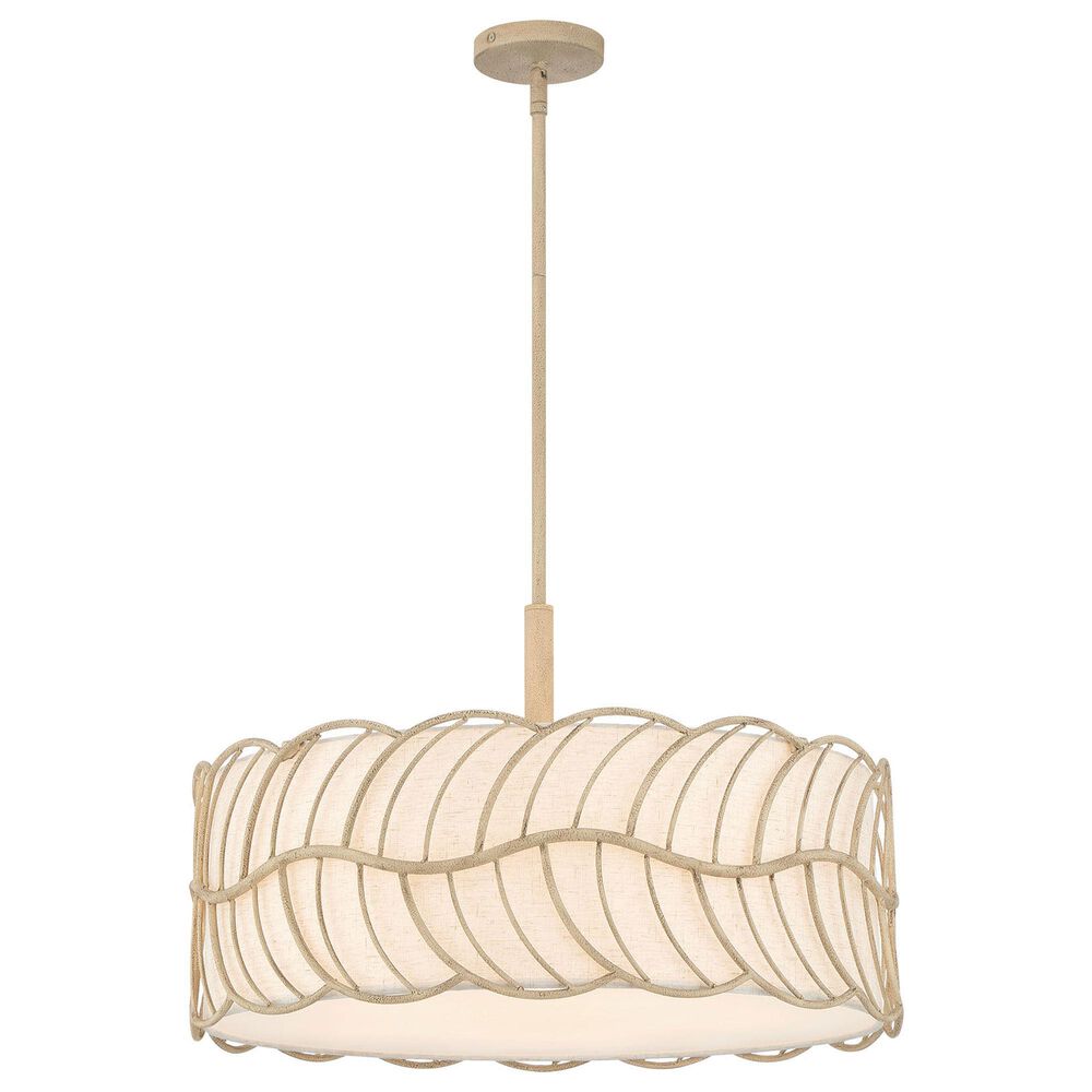 Golden Lighting Simbolo 5-Light Pendant in Almond, , large
