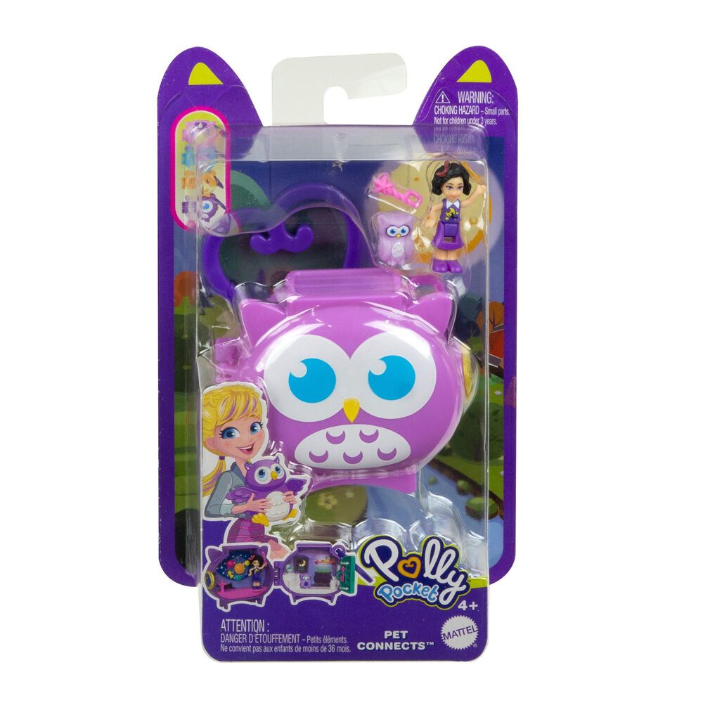 Polly Pocket Pet Connects - Owl | Nebraska Furniture Mart