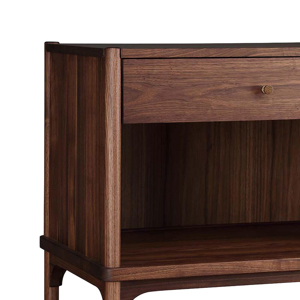 Stickley Furniture Walnut Grove 1-Drawer Nightstand in Walnut, , large