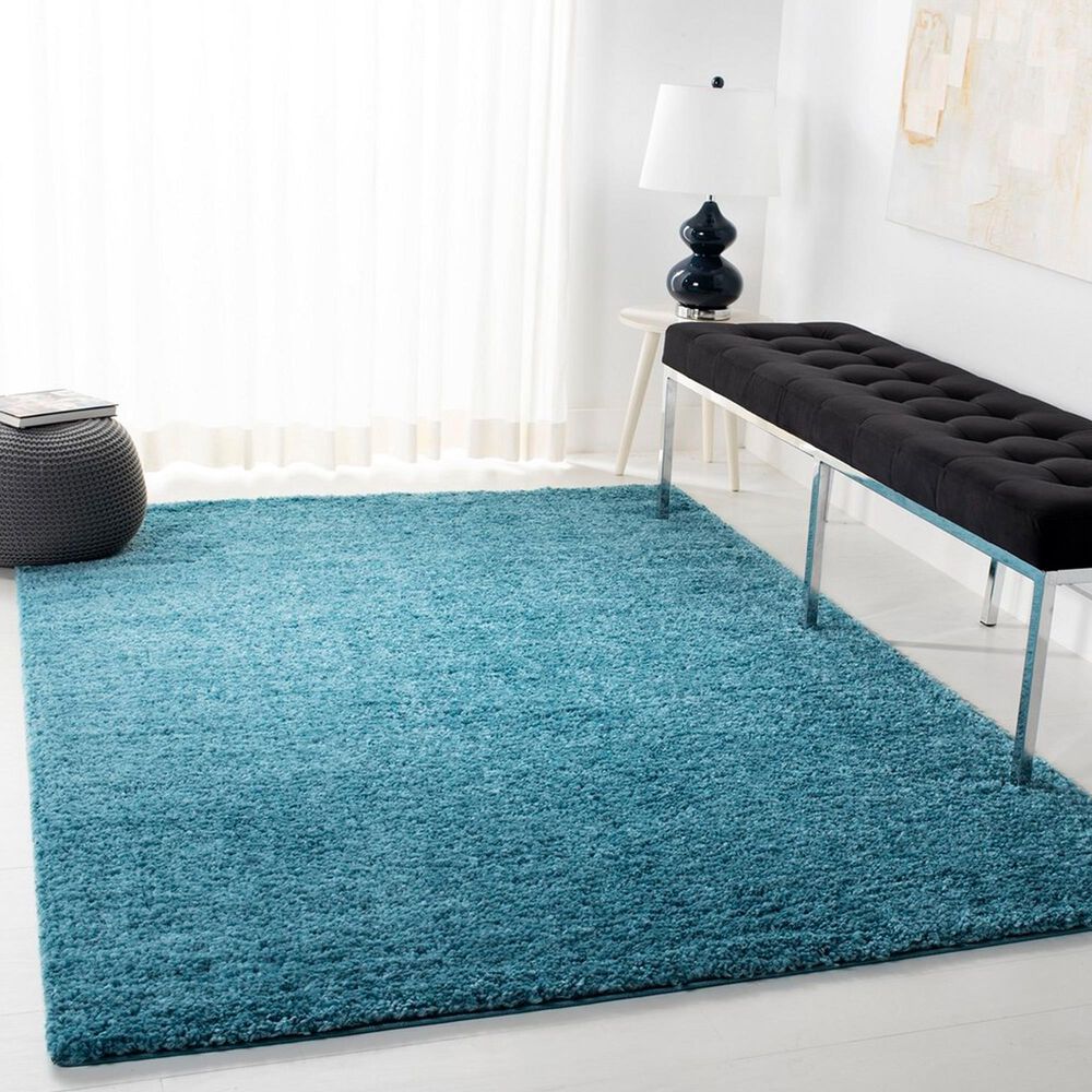 Safavieh August Shag 9&#39; x 12&#39; Turquoise Area Rug, , large