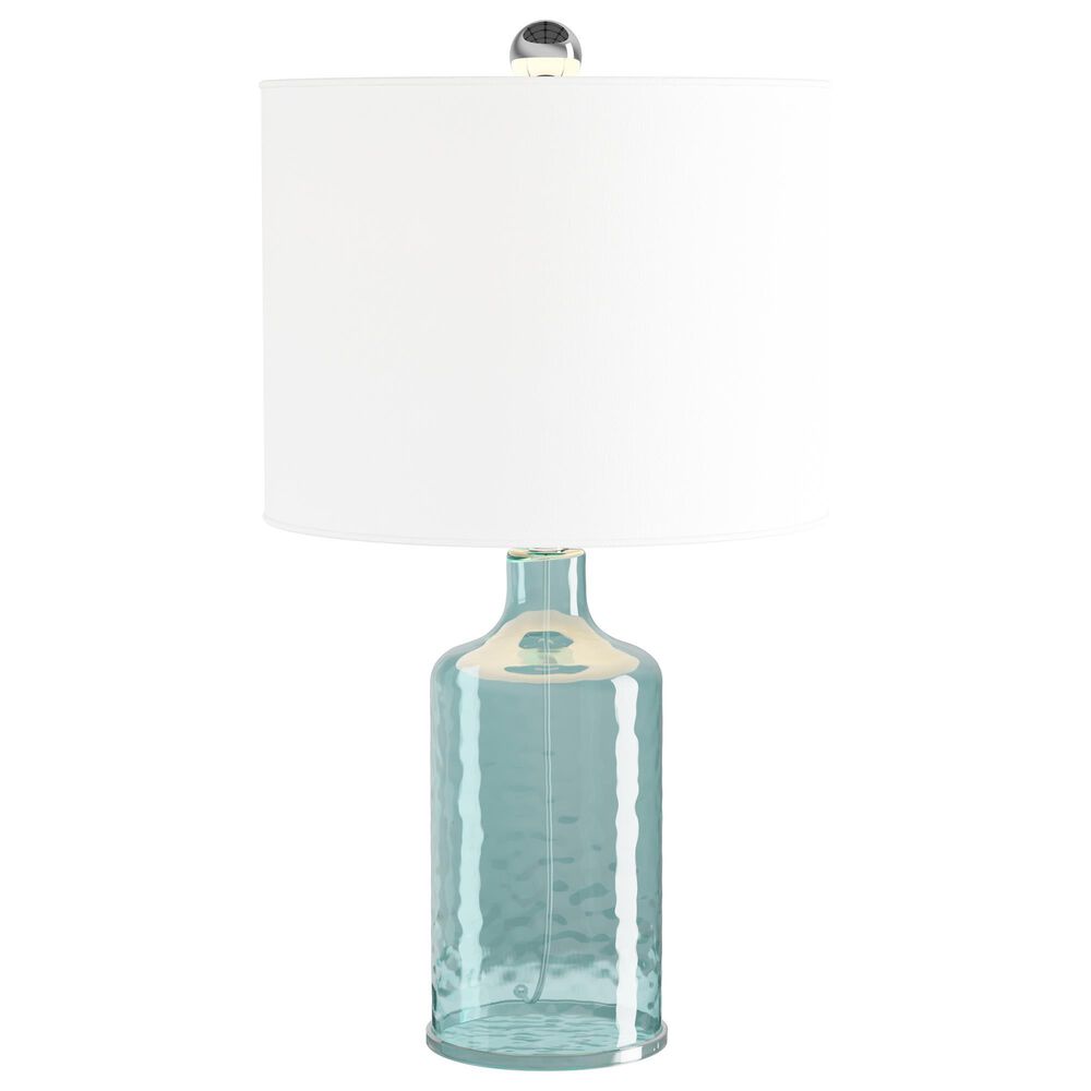 Timberlake Glass Table Lamp with Open Base in Blue, , large