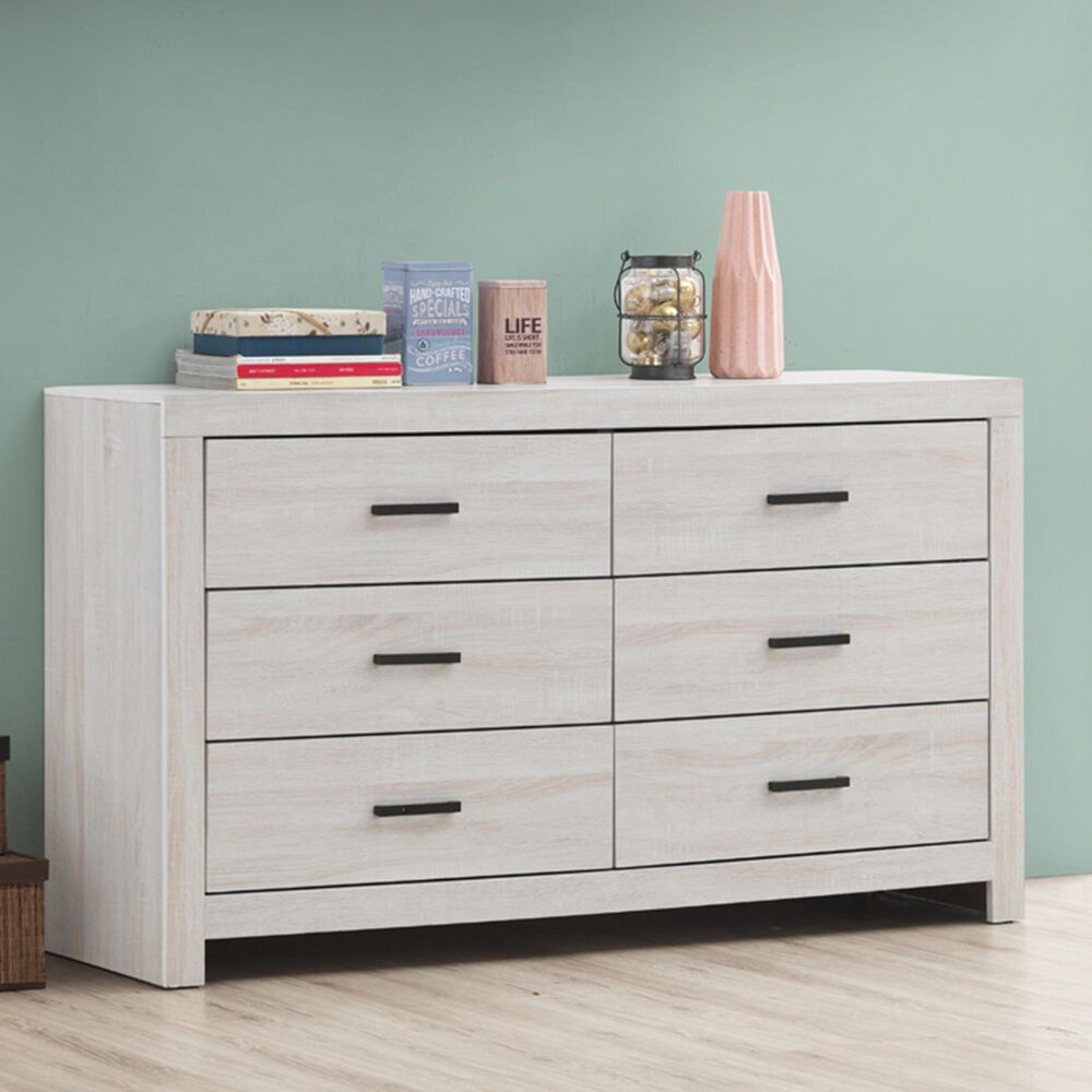 Pacific Landing Marion Dresser in Coastal White, , large