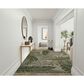 Nourison Garden Oasis GOA02 Ivory and Green 9" x 12" Indoor/Outdoor Area Rug, , large