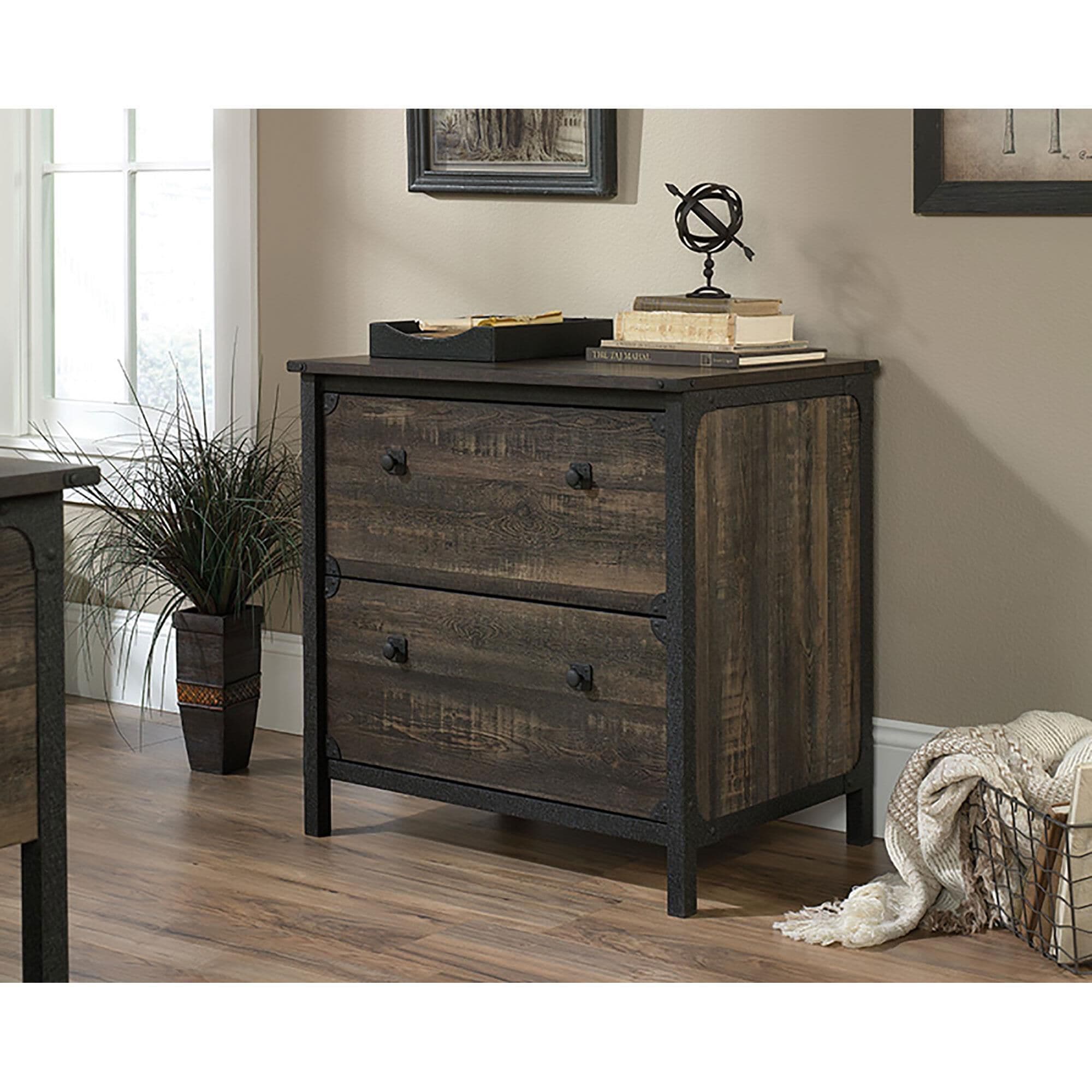 Large lateral top file cabinet
