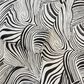 Tempaper Zebra Marble 198" x 20.5" Peel and Stick Wallpaper in Waverly White and Black, , large