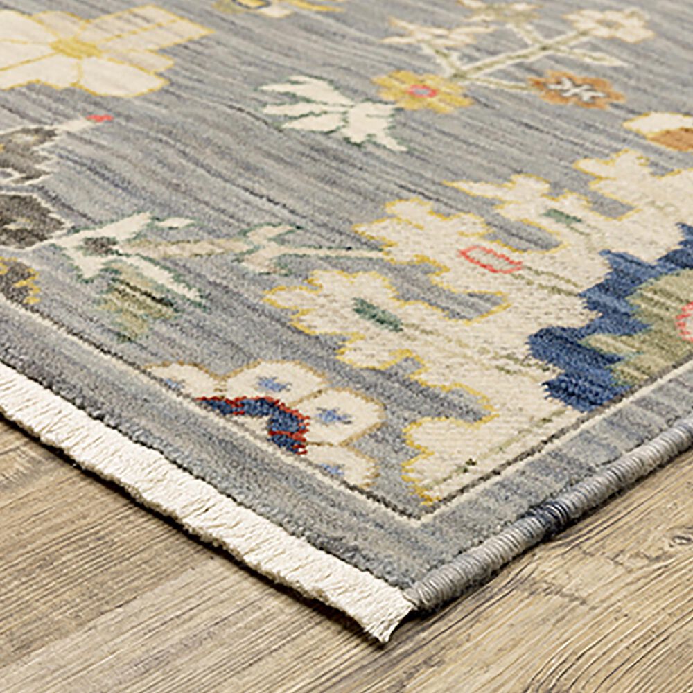 Oriental Weavers Lucca Flower Garden 2&#39; x 3&#39; Grey Area Rug, , large