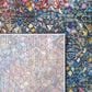 Safavieh Aria 2" x 8" Blue and Ivory Runner, , large