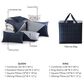 BEBEJAN Geo Fusion 5-Piece Queen Comforter Set in Navy, Grey and Ivory, , large