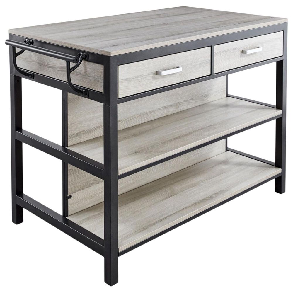 Crystal City Carson Counter Island in Gray and Black, , large