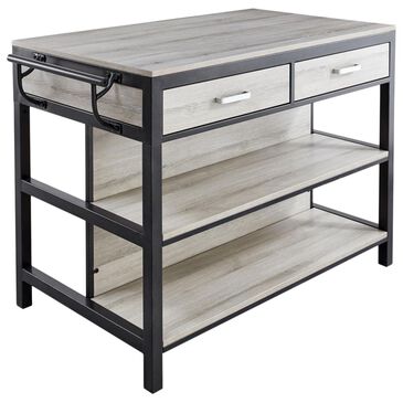 Crystal City Carson Counter Island in Gray and Black, , large