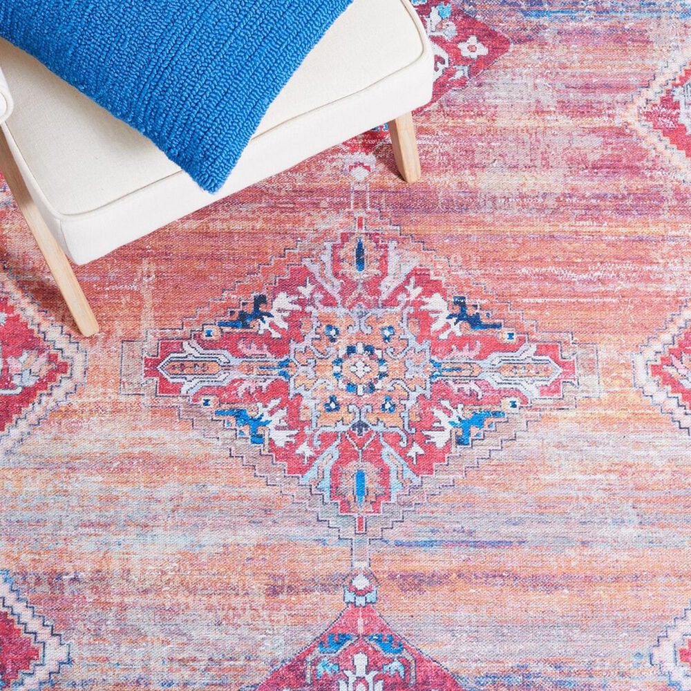 Safavieh Serapi 3&#39;3&quot; x 5&#39; Rust and Navy Area Rug, , large