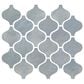 Dal-Tile Mesmerist Whimsy 3" x 3" Arabesque on 11" x 12" Glossy Ceramic Mosaic Sheet, , large