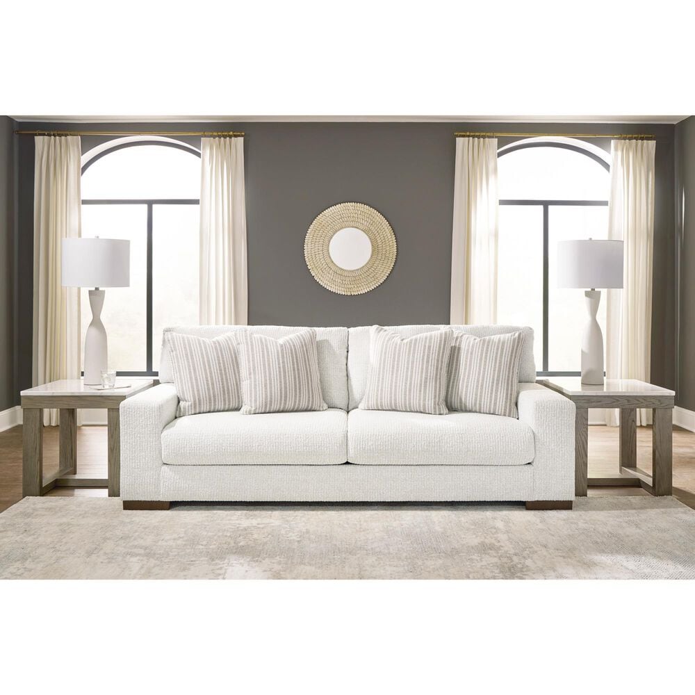 Ashley Hartside Stationary Sofa in Frosted with Next-Gen Nuvella Performance Fabric, , large