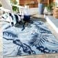 Safavieh Cabana CBN452J 4" x 6" Aqua and Navy Indoor/Outdoor Area Performance Rug, , large