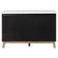 Furniture of America Nayel 3-Door Genuine Marble Top Server in Natural, , large