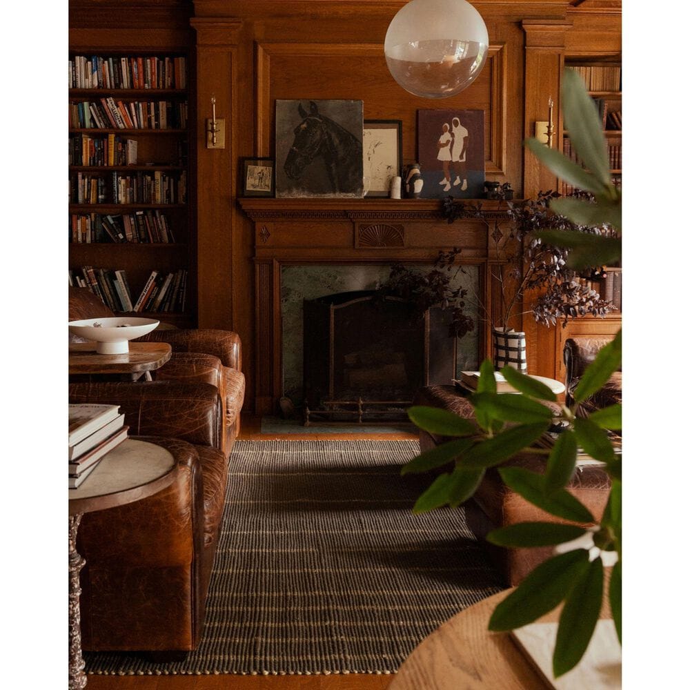 Loloi Weatherstaff Espresso and Natural 3'6" x 5'6" Area Rug, , large