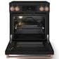 Thor Kitchen Gordon Ramsay 4.55 Cu. Ft. 30" Professional Electric Range with Rose Gold Handle Kit in Black, , large