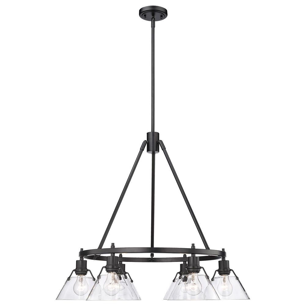 Golden Lighting Orwell 6-Light Chandelier in Matte Black, , large