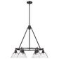Golden Lighting Orwell 6-Light Chandelier in Matte Black, , large