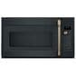 Cafe Handle and Knob Kit for Microwave Oven in Brushed Bronze, , large