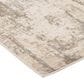 Feizy Parker 9" x 12" Silver and Beige Area Rug, , large