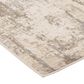 Feizy Parker 9" x 12" Silver and Beige Area Rug, , large
