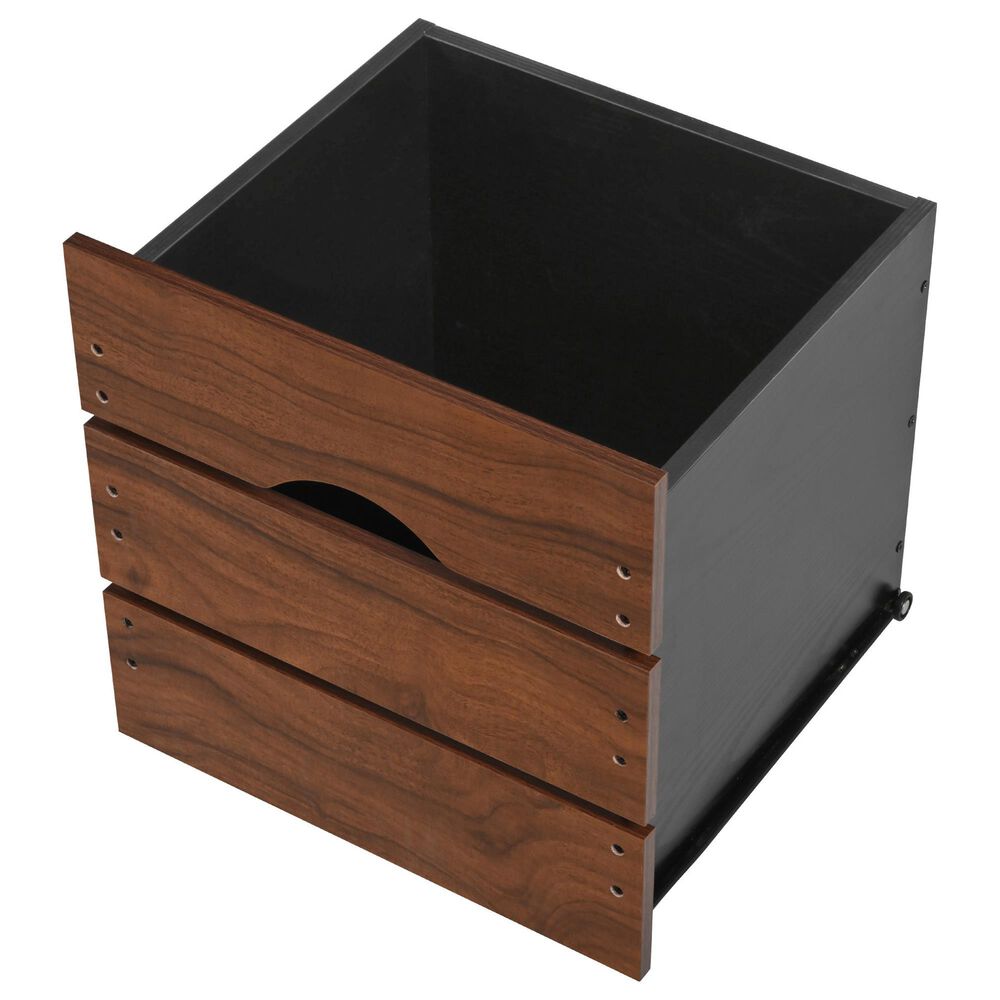 HOMLUX 54" Kitchen Island with Drop Leaf in Black, , large