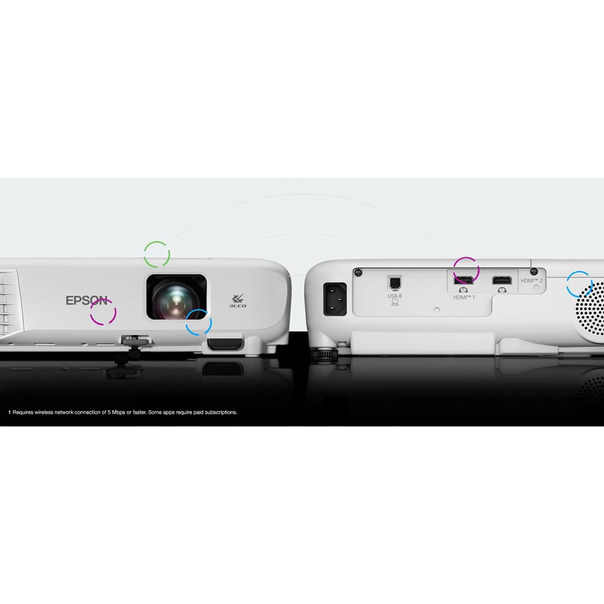 Epson EX3290 3-Chip 3LCD WXGA Projector