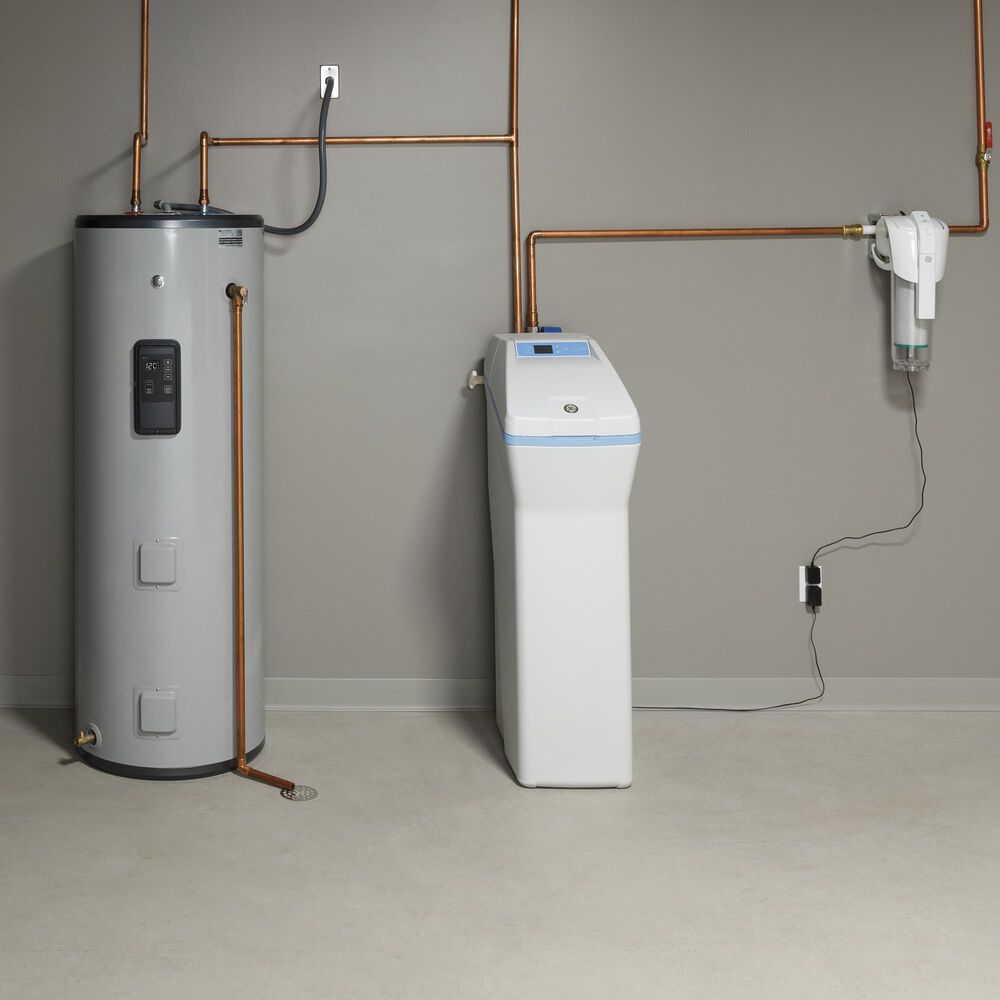 GE Appliances 50-Gallon Smart Tall Electric Water Heater in Gray, , large