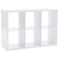 Linon Home Decor Galli 6-Shelf Bookcase in White, , large