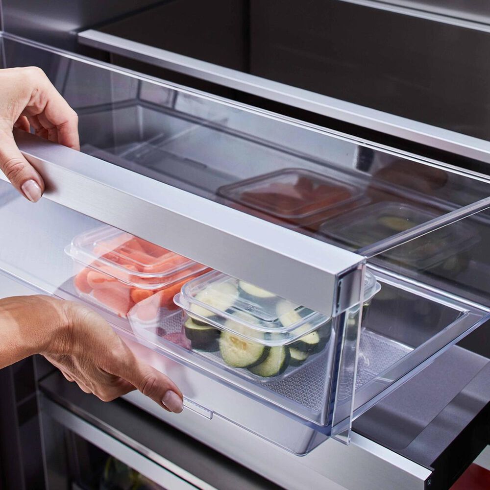 Signature Kitchen Suite 36&quot; Built-In French Door Refrigerator with 2 Drawer Freezer - Panels Sold Separately, , large