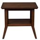 Belle Furnishings Ventura Boulevards Rectangular End Table in Bronze Spice, , large