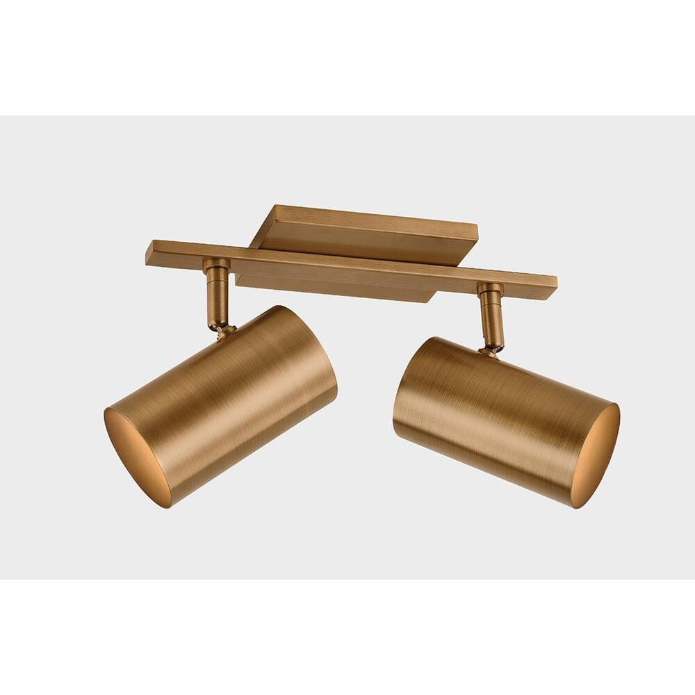 Troy Lighting Rueben 2-Light Bath Vanity in Patina Brass, , large