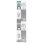Safavieh Carousel 2"3" x 10" Grey and Ivory Kids Runner, , large