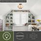 Vaxcel Lodge 3-Light Semi Flush Mount in Noachian Stone, , large
