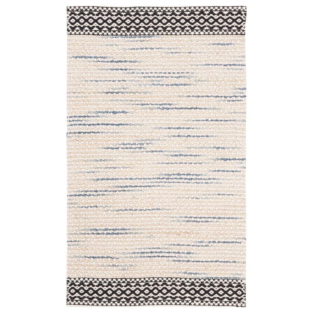 Safavieh Natura 3" x 5" Black and Ivory Area Rug, , large