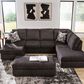 Ashley Lentiz Oversized Accent Ottoman in Onyx, , large