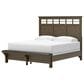 Ashley Queen Bed and Two Nightstands in Medium Brown, , large