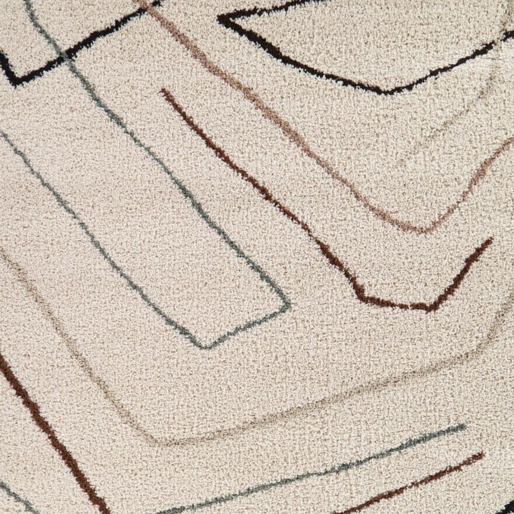 Balta Rugs Stella Kary Cream 5'3" x 7' Area Rug, , large