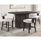 Steve Silver Oakley Counter Height Table in Charcoal Brown - Table Only, , large