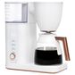 Cafe Specialty Drip Coffee Maker with Glass Carafe in Matte White, , large
