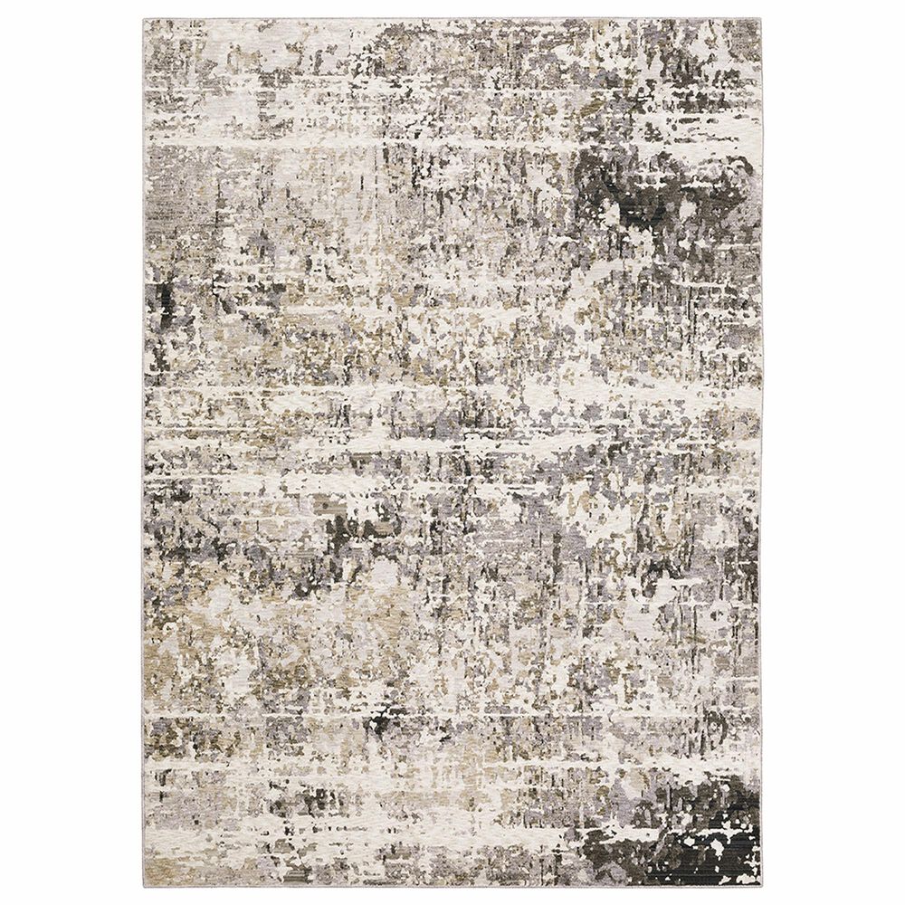 Oriental Weavers Nebulous Chaos 6"7" x 9"6" Grey Area Rug, , large