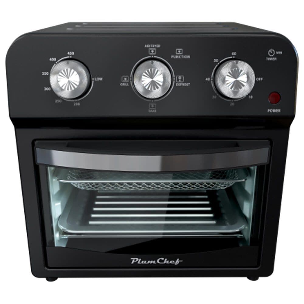 HOMLUX 12.5 Qt 7-In-1 Air Fryer Toaster Oven in Black, , large
